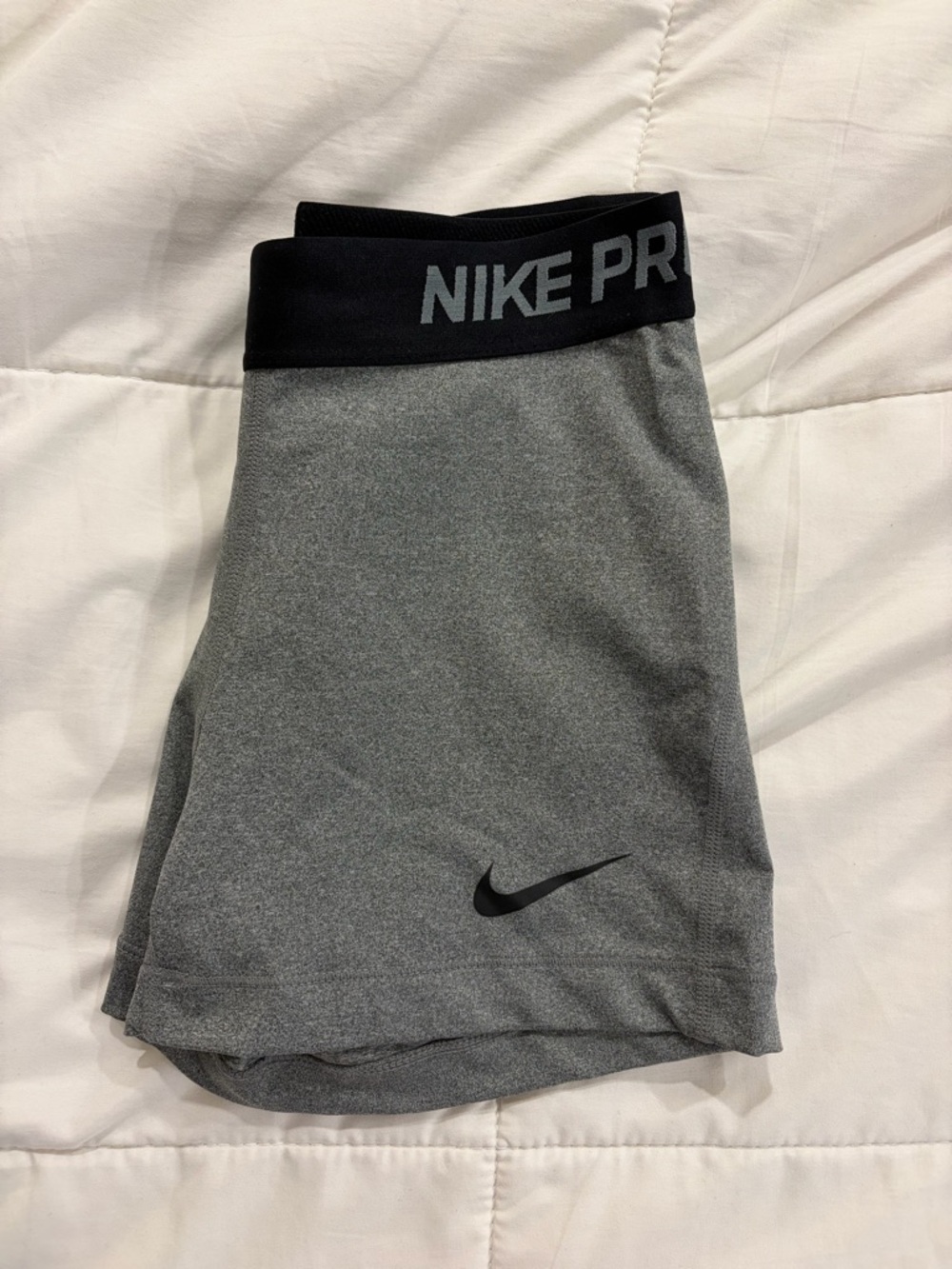Hardly Worn Size M Nike Heather Gray Athletic Shorts